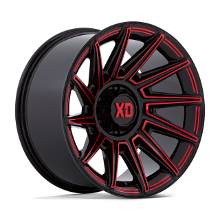 Felga aluminiowa XD867 SPECTER Gloss Black W/ Red Tint XD SERIES
