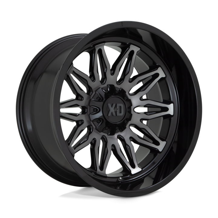 Felga aluminiowa XD859 GUNNER Gloss Black Machined W/ Gray Tint XD SERIES