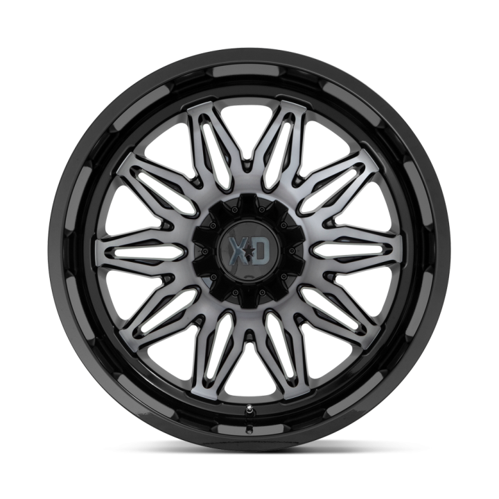 Felga aluminiowa XD859 GUNNER Gloss Black Machined W/ Gray Tint XD SERIES - ujęcie 2