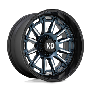 Felga aluminiowa XD865 PHOENIX Metallic Blue Milled W/ Black Lip XD SERIES
