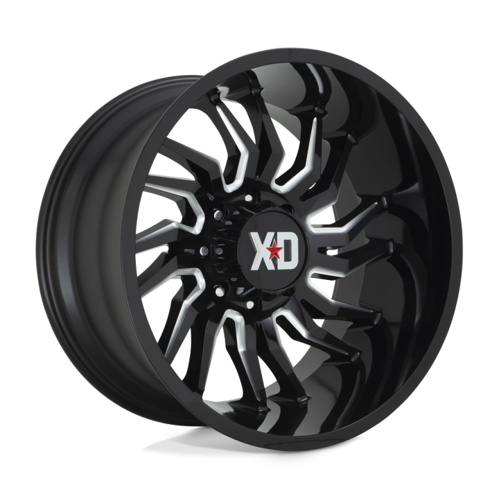 Felga aluminiowa XD858 TENSION Gloss Black Milled XD SERIES - ujęcie 2