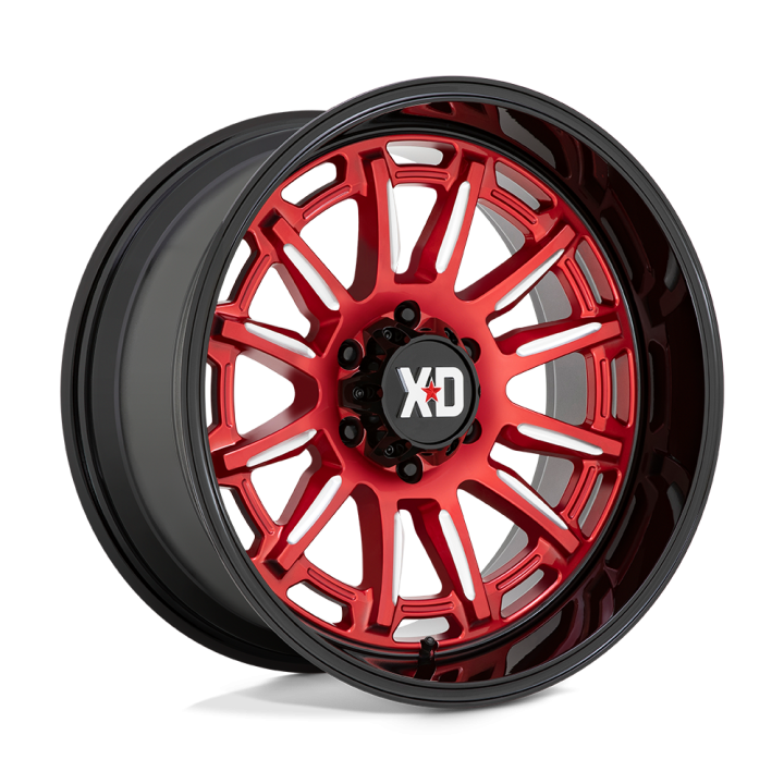 Felga aluminiowa XD865 PHOENIX Candy Red Milled W/ Black Lip XD SERIES - ujęcie 4