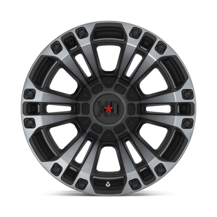 Felga aluminiowa XD851 MONSTER 3 Satin Black W/ Gray Tint XD SERIES - ujęcie 3