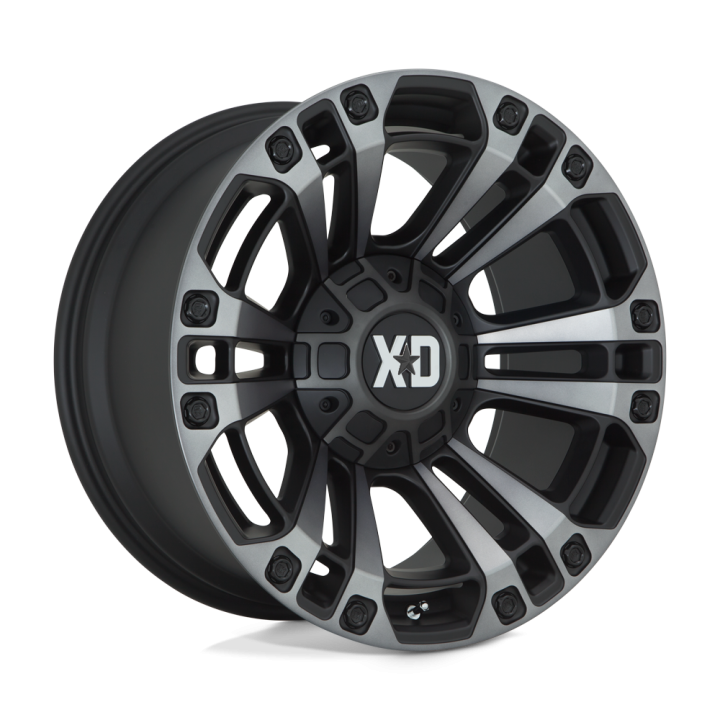 Felga aluminiowa XD851 MONSTER 3 Satin Black W/ Gray Tint XD SERIES