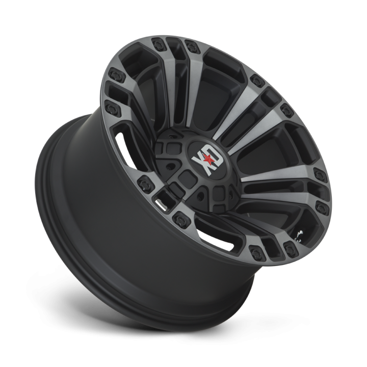 Felga aluminiowa XD851 MONSTER 3 Satin Black W/ Gray Tint XD SERIES - ujęcie 2
