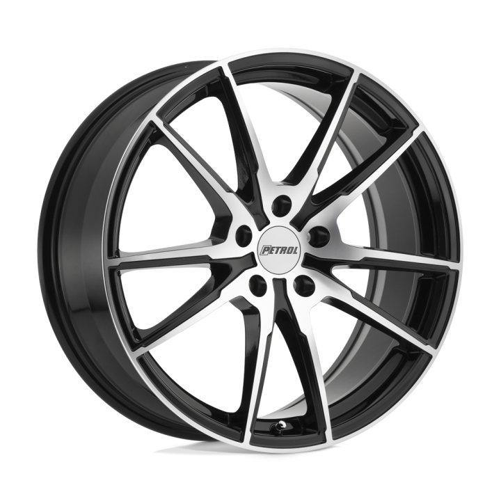 Felga aluminiowa P0A Gloss Black W/ Machined Cut Face PETROL