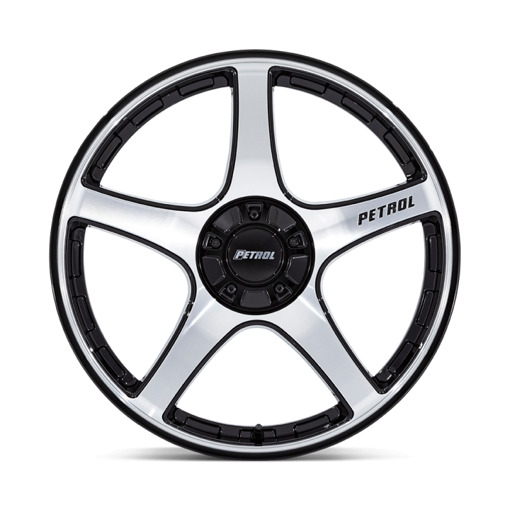 Felga aluminiowa PE003 P2E Gloss Black W/ Machined Face PETROL - ujęcie 3