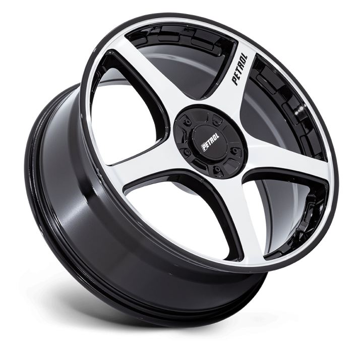 Felga aluminiowa PE003 P2E Gloss Black W/ Machined Face PETROL - ujęcie 2