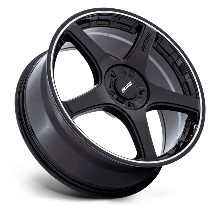 Felga aluminiowa PE003 P2E Gloss Black W/ Machined Lip PETROL - ujęcie 2