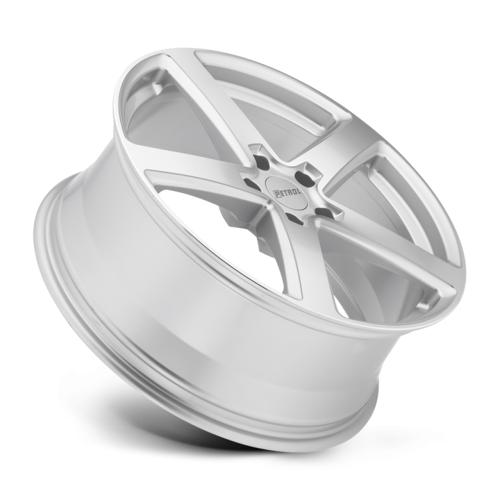 Felga aluminiowa P2A Silver W/ Machined Cut Face PETROL - ujęcie 3