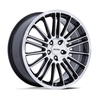 Felga aluminiowa PE001 P1D Gloss Black W/ Machined Face PETROL
