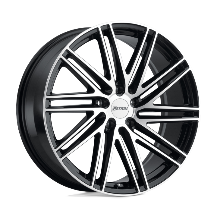 Felga aluminiowa P1C Gloss Black W/ Machined Face PETROL