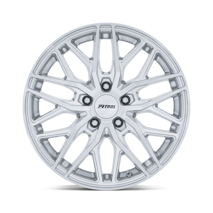 Felga aluminiowa PE004 P3E Machined W/ Brushed Gloss Silver PETROL - ujęcie 2