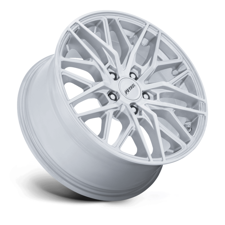 Felga aluminiowa PE004 P3E Machined Brushed Gloss Silver PETROL - ujęcie 3