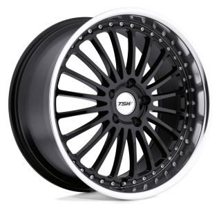 Felga aluminiowa SILVERSTONE Gloss Black W/ Mirror Cut Lip TSW