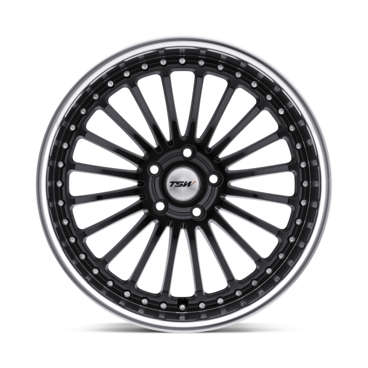 Felga aluminiowa SILVERSTONE Gloss Black W/ Mirror Cut Lip TSW - ujęcie 2
