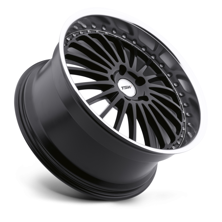 Felga aluminiowa SILVERSTONE Gloss Black W/ Mirror Cut Lip TSW - ujęcie 3