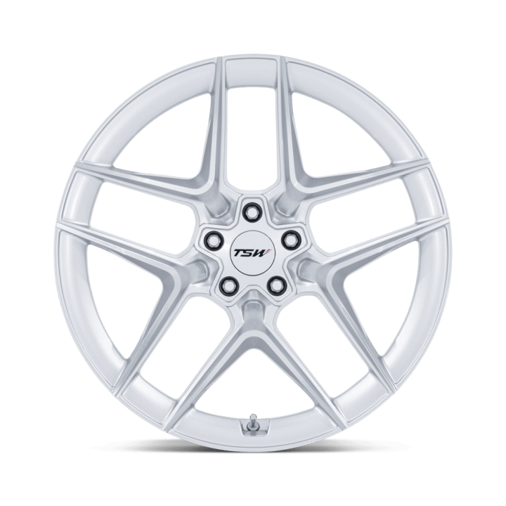 Felga aluminiowa TW008 SLIPSTREAM Gloss Silver W/ Machined Face TSW - ujęcie 2