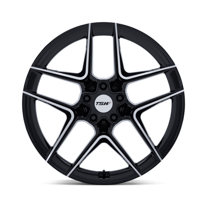 Felga aluminiowa TW008 SLIPSTREAM Gloss Black Machined TSW - ujęcie 2