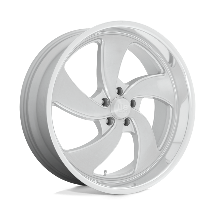 Felga aluminiowa U134 DESPERADO Silver Brushed Face Milled Diamond Cut Lip US MAGS 10.5x22 ET1 5x127 L