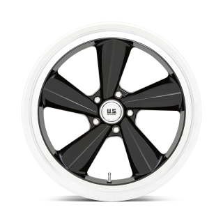Felga aluminiowa U136 TS Gloss Black W/ Diamond Cut Lip US MAGS 10.5x22 ET0 5x127 L - ujęcie 2