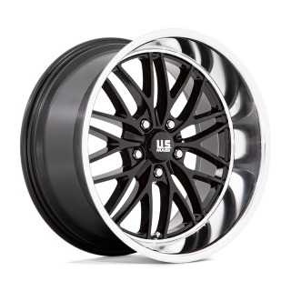 Felga aluminiowa U138 SANTA CRUZ Gloss Black W/ Diamond Cut Lip US MAGS 10.0x20 ET6 5x127