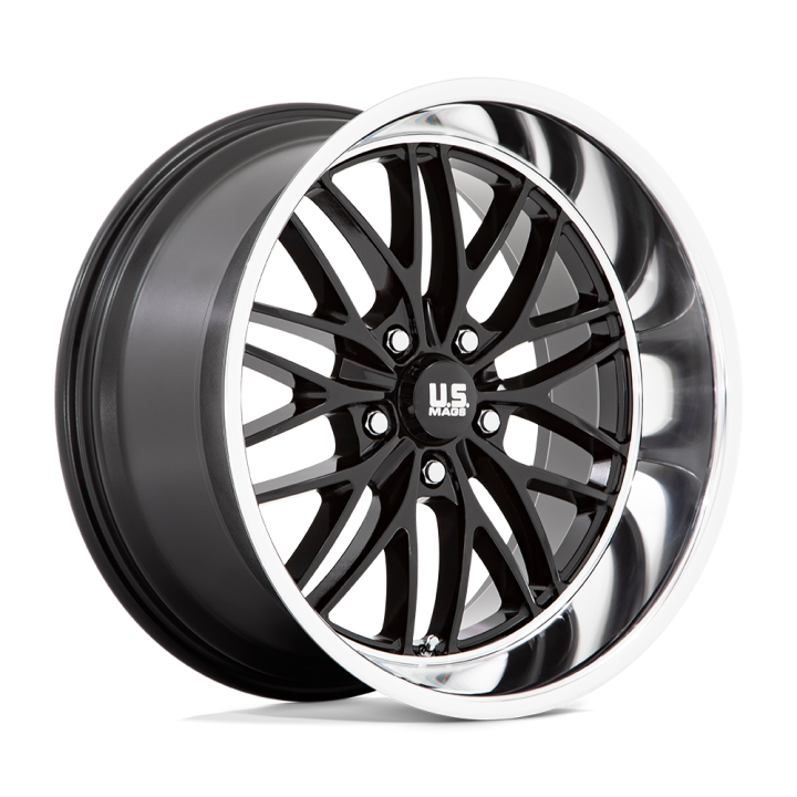 Felga aluminiowa U138 SANTA CRUZ Gloss Black W/ Diamond Cut Lip US MAGS 10.0x20 ET6 5x127