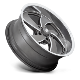 Felga aluminiowa U133 DESPERADO Anthracite Milled Diamond Cut Lip US MAGS 9.5x20 ET1 5x127 L - ujęcie 2