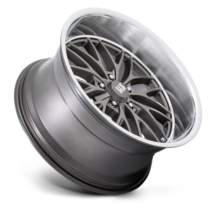 Felga aluminiowa U139 SANTA CRUZ Anthracite W/ Diamond Cut Lip US MAGS 10.0x20 ET6 5x127 - ujęcie 3