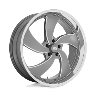 Felga aluminiowa U133 DESPERADO Anthracite Milled Diamond Cut Lip US MAGS 9.0x24 ET1 5x127 L