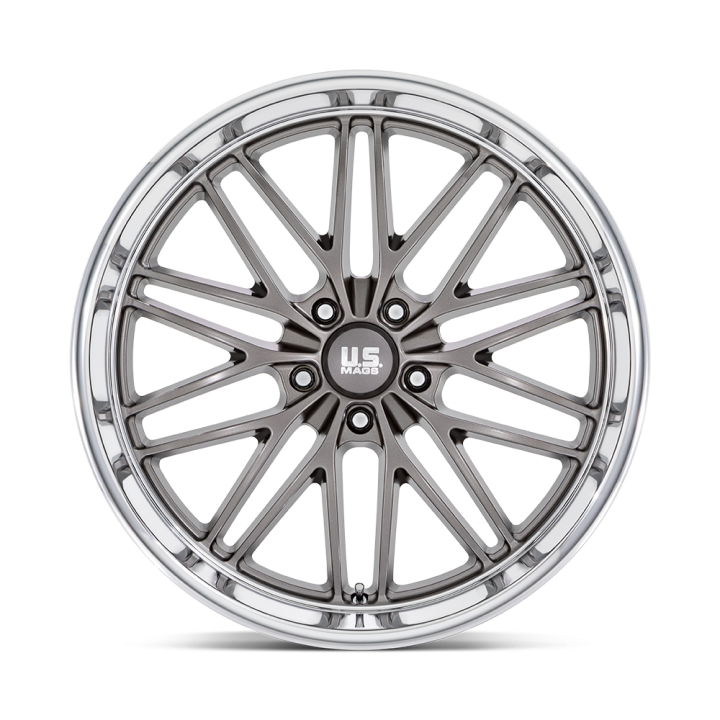 Felga aluminiowa U139 SANTA CRUZ Anthracite W/ Diamond Cut Lip US MAGS 9.0x22 ET15 5x127 - ujęcie 2