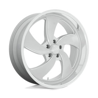 Felga aluminiowa U134 DESPERADO Silver Brushed Face Milled Diamond Cut Lip US MAGS 8.5x22 ET1 5x127 L