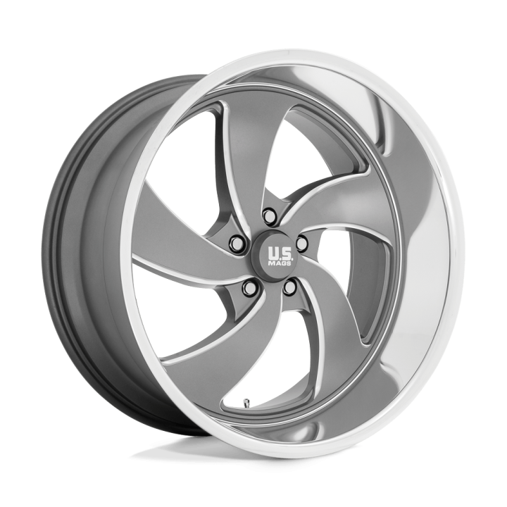 Felga aluminiowa U133 DESPERADO Anthracite Milled Diamond Cut Lip US MAGS 8.5x22 ET1 5x127 L