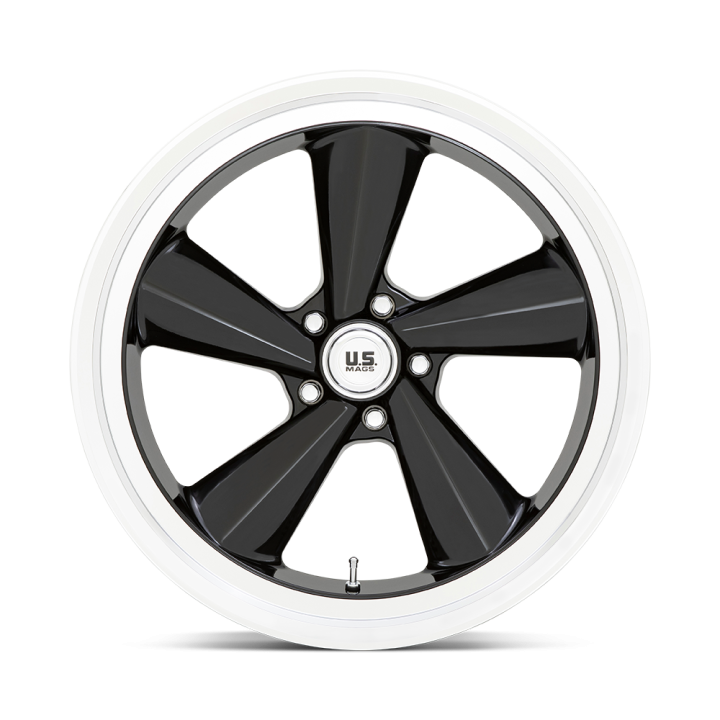 Felga aluminiowa U136 TS Gloss Black W/ Diamond Cut Lip US MAGS 9.0x22 ET15 5x127 R - ujęcie 2