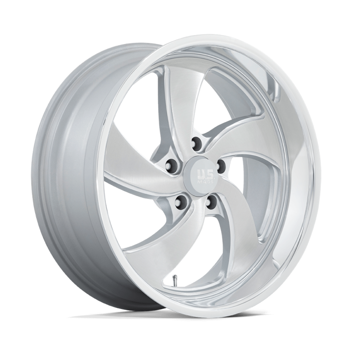 Felga aluminiowa U134 DESPERADO Silver Brushed Face Milled Diamond Cut Lip US MAGS 8.0x20 ET1 5x127 R