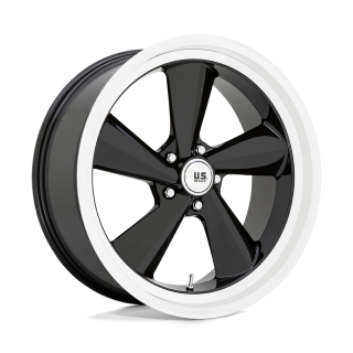 Felga aluminiowa U136 TS Gloss Black W/ Diamond Cut Lip US MAGS 9.0x22 ET15 5x127 L