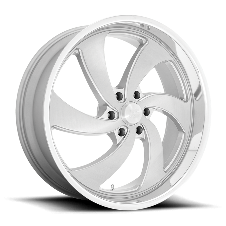 Felga aluminiowa U134 DESPERADO Silver Brushed Face Milled Diamond Cut Lip US MAGS 10.0x24 ET25 6x139.7 R