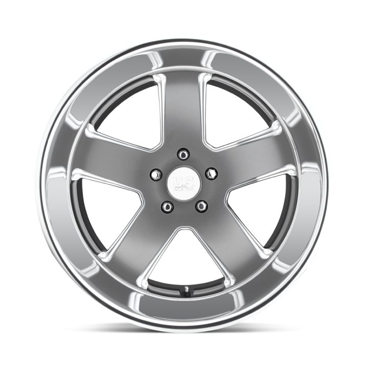 Felga aluminiowa U118 HUSTLER Matte Gun Metal US MAGS 8.0x20 ET1 5x127 - ujęcie 2