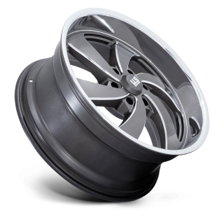 Felga aluminiowa U133 DESPERADO Anthracite Milled Diamond Cut Lip US MAGS 9.0x22 ET25 6x139.7 R - ujęcie 2