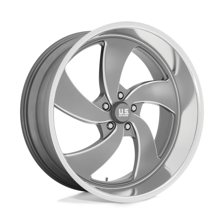 Felga aluminiowa U133 DESPERADO Anthracite Milled Diamond Cut Lip US MAGS 10.0x24 ET5 5x127 L