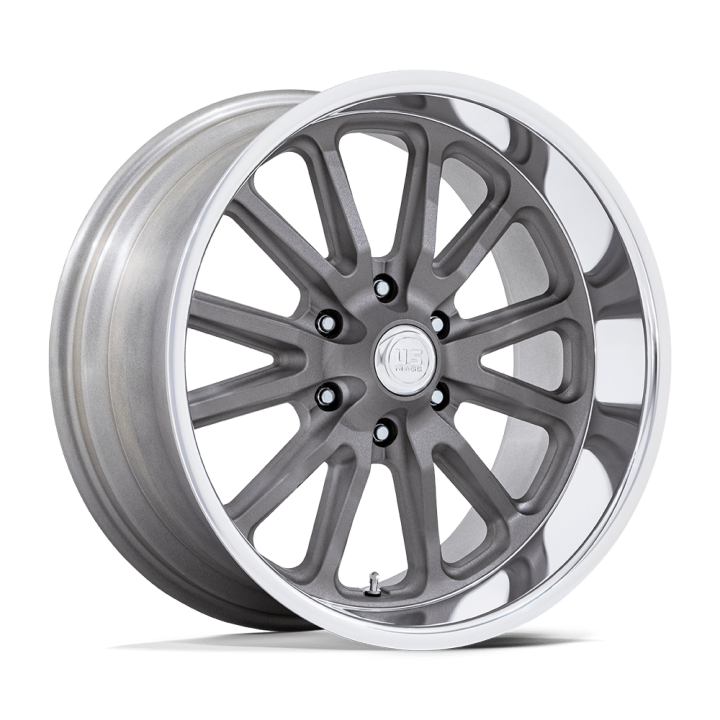 Felga aluminiowa UC145 RAMBLER 6 Matte Gunmetal Diamond Cut Lip US MAGS 8.0x20 ET1 6x139.7