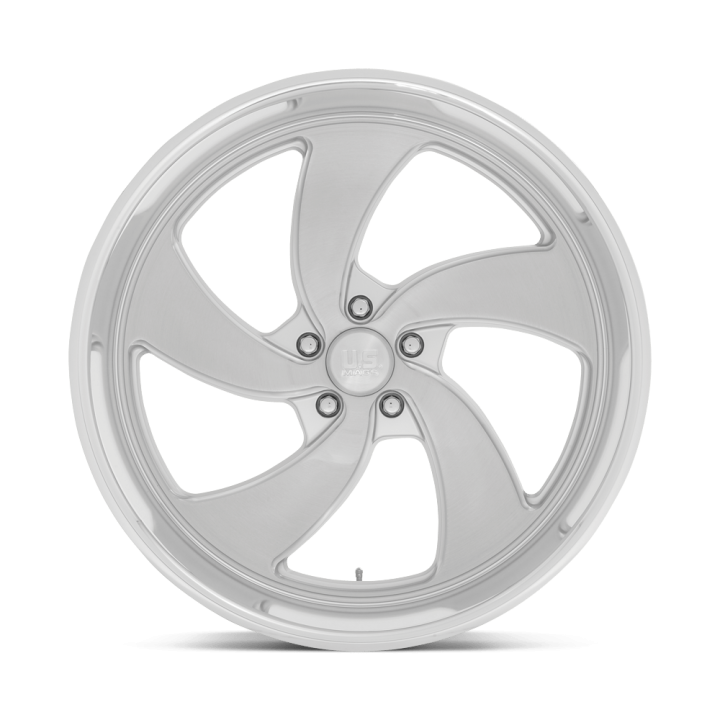 Felga aluminiowa U134 DESPERADO Silver Brushed Face Milled Diamond Cut Lip US MAGS 10.0x24 ET5 5x127 L - ujęcie 2