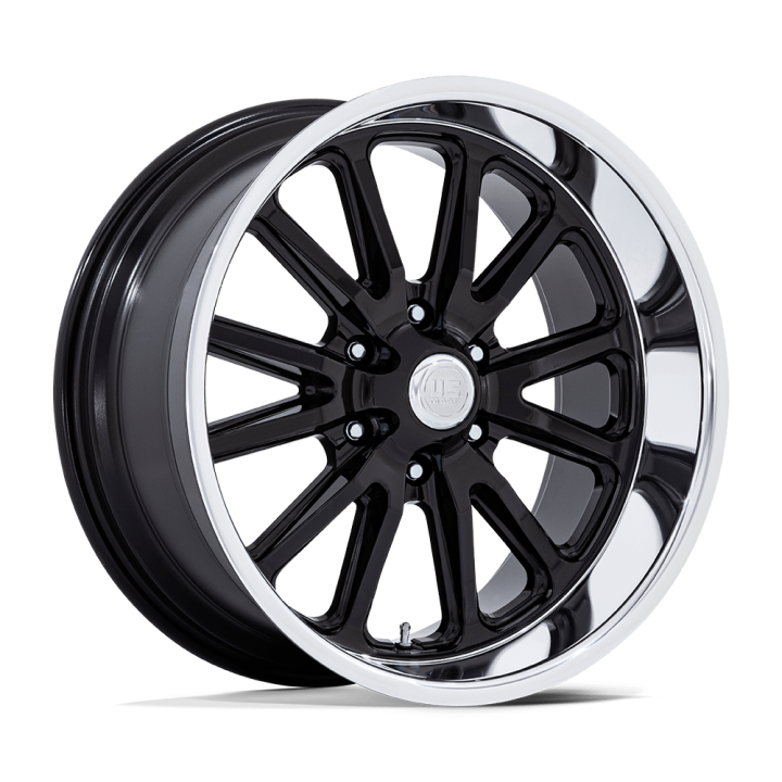 Felga aluminiowa UC145 RAMBLER 6 Gloss Black Diamond Cut Lip US MAGS 9.5x20 ET1 6x139.7