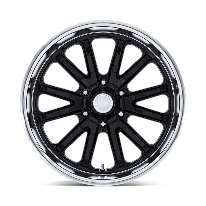 Felga aluminiowa UC145 RAMBLER 6 Gloss Black Diamond Cut Lip US MAGS 9.5x20 ET1 6x139.7 - ujęcie 2