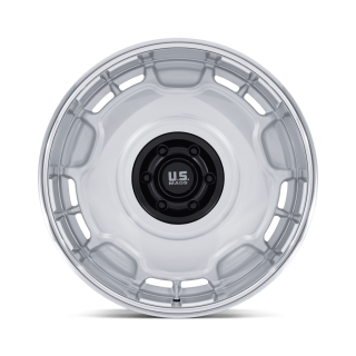 Felga aluminiowa UC146 ARLINGTON Silver Matte Black Center W/ Diamond Cut Lip US MAGS 10.5x22 ET12 6x139.7 - ujęcie 2
