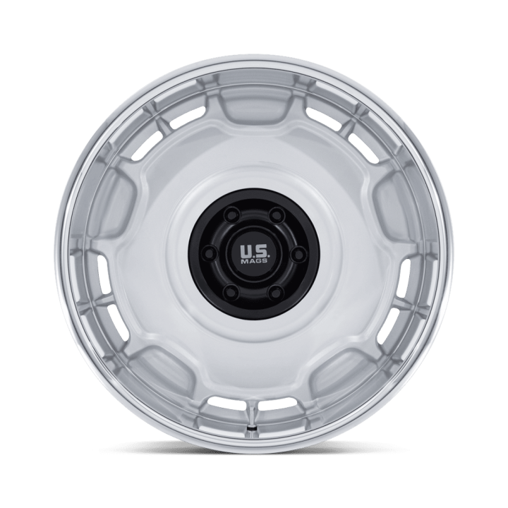 Felga aluminiowa UC146 ARLINGTON Silver Matte Black Center W/ Diamond Cut Lip US MAGS 10.5x22 ET12 6x139.7 - ujęcie 2
