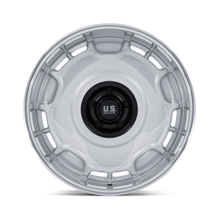 Felga aluminiowa UC146 ARLINGTON Silver Matte Black Center W/ Diamond Cut Lip US MAGS 8.5x20 ET1 5x127 - ujęcie 2