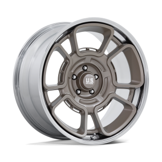 Felga aluminiowa UC147 FLAGSTAFF Pewter W/ Chrome Lip US MAGS 8.5x20 ET1 5x127