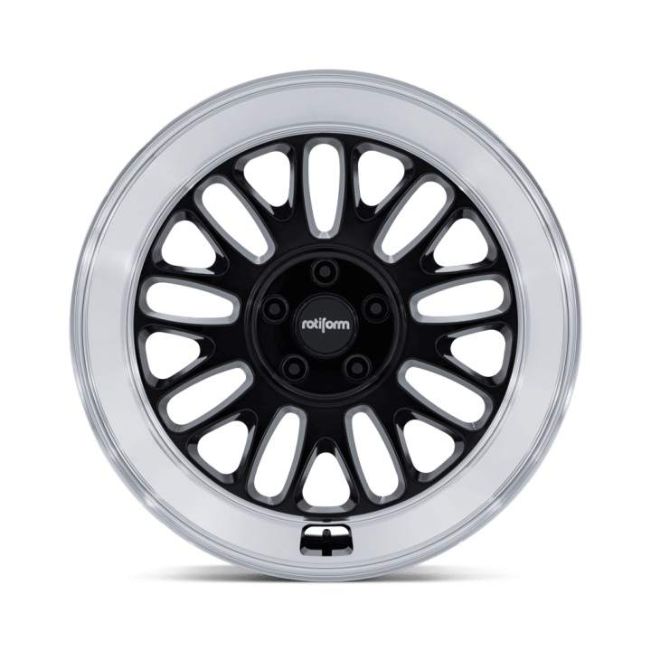 Felga aluminiowa RC214 SCP Gloss Black With Diamond Cut Lip ROTIFORM 8.5x18 ET22 5x114.3 - ujęcie 3