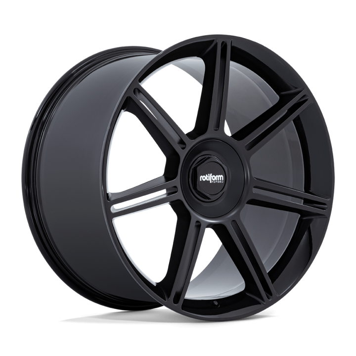 Felga aluminiowa FRA Gloss Black With M-black Spokes Rotiform 10.0x22 ET56 5x130